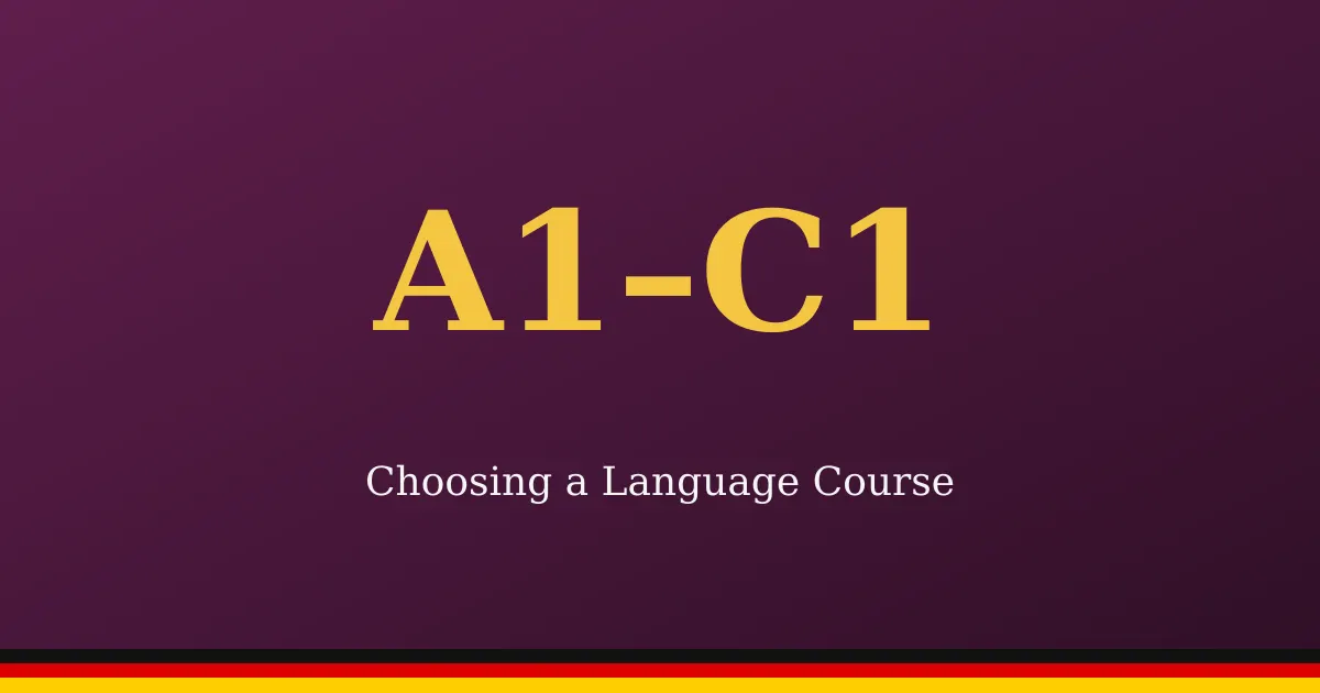 Illustration showing the CEFR proficiency scale from A1 to C1.